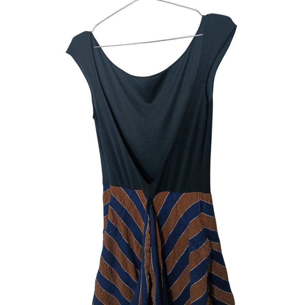 Esteban Cortazar Striped Open Back Dress SZ 42 - Picture 9 of 14